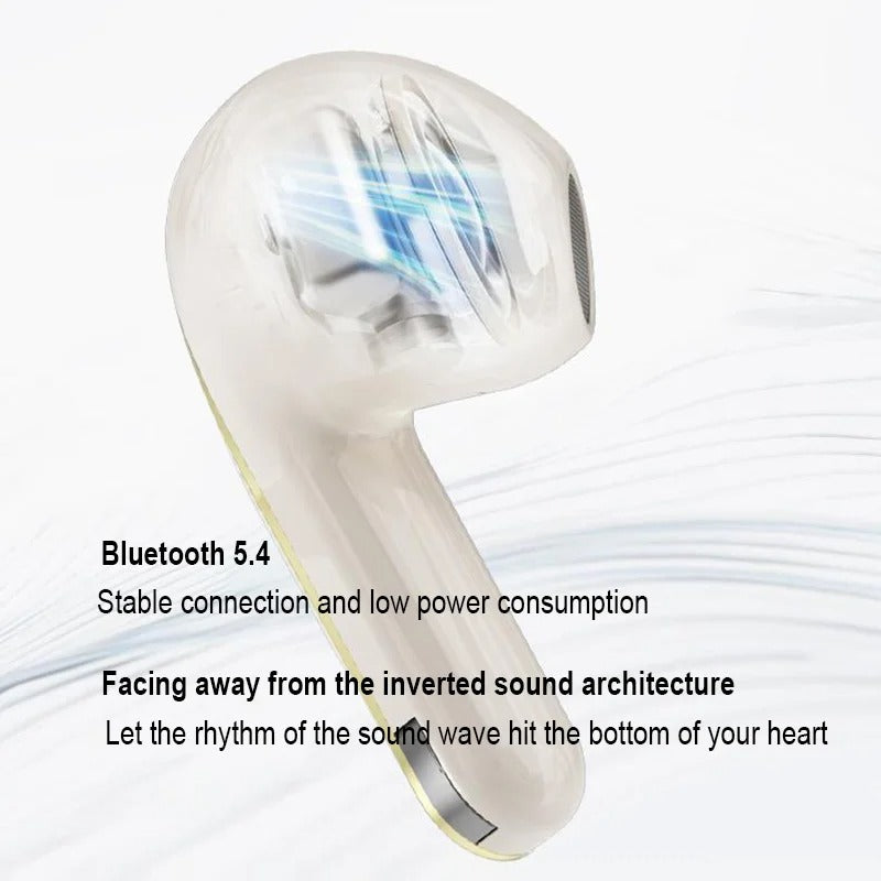 Bluetooth Earphone Wireless Headphone HiFi Stereo Sport Gaming Headsets ENC HD-Calling Noise Reduction Earbuds For Xiaomi iPhone